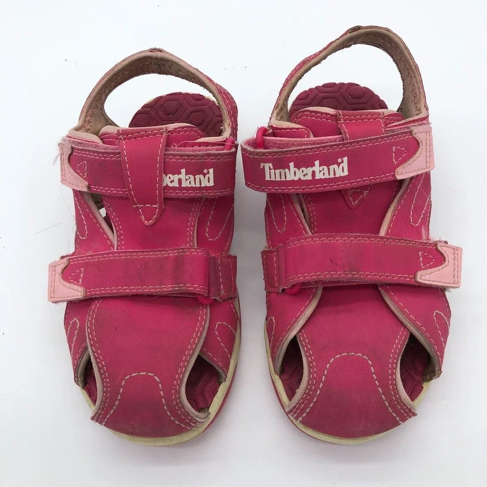 Timberland Adventure Seekers Sandals Girls Size 13 Pink Casual Outdoor